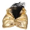 Prince S Hat Props - Golden Arabian Costume Hat for Themed Parties Halloween and Cosplay Stylish Plume Design view 1