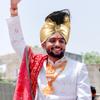 Prince S Hat Props - Golden Arabian Costume Hat for Themed Parties Halloween and Cosplay Stylish Plume Design view 2