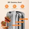 CNCEST Electric Grill Electric Searing Grill Smokeless Indoor Grill Stainless Steel Easy to Clean for Home Or Commercial view 2