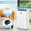 LDAILY 4-in-1 Portable Air Conditioner w/Remote Control, 14000 BTU AC Unit w/Cool, Heat, Fan, Dry & Sleep Mode, Smart Phone Control, Cools Up to 450 sq.ft, Air Cooler w/Window Kit (14000 BTU) view 3