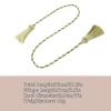 Fenghuangwu Curtain Tiebacks Handmade Decorative Curtain Holdbacks Rope with Tassel (Mix Green, 4P) view 2