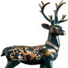 1 Pair Modern Deer Figurines Couple Deer Statue Reindeer Figurines Deer Ornament for Christmas TV Stand Bookshelf Decor view 3