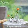Glass Bud Vase for Centerpieces: 12Pcs Glasseam Gold Rim Mini Small Vases for Flowers Bulk Flower Vase Set Aesthetic Cute Handmade Tiny Short Wedding Table Centerpiece Decor view 4