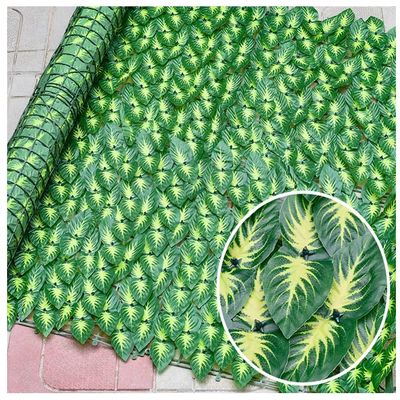 Artificial Privacy Fence Hedges Dcor Faux Fake with Fake Leaves Wall Fence and Vine Leaf Wall Screen Decorative for Garden Faux Leaves (Color : Color 3, Size : 1X3m)