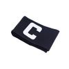 Wakauto Football Captain Armband Adjustable Soccer and Rugby Player Band for Adults and Youth Black Design Random Letter Color for Team Sports view 1