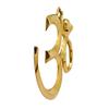 AONA Brass OM Wall Hanging Sculpture, Vastu, Goodluck,Pooja Idols | Home Decor 6 x 5.5 x 1 Inches view 2