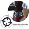 Kichvoe Gas Stove Holders Cast Iron Pot Grate Holders for Small Pots and Coffee Pot 6.22 Inch Stove Rack Accessories 2 Pack for Home Shop and Restaurant Use view 4