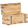 CHARMMA Chest 35.4"x15.7"x15.7" Solid Mango Wood view 2