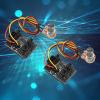 Sanpyl 2 Pcs PWM PC Case Cooling Fan Hub,3 Pin 4 Pin PC Fan Controller Fan Adapter with 6 pin Power Port Potentiometer Extension Cable 30CM view 4