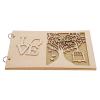 Album Message Notebook for Wedding Engagement Decoration(B) , Wooden Wedding Guest Book , Wooden Wedding Guest Book , Album Message Notebook Wooden Wedding Guest Book Album Message Notebook for Wedd view 2
