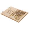 Album Message Notebook for Wedding Engagement Decoration(B) , Wooden Wedding Guest Book , Wooden Wedding Guest Book , Album Message Notebook Wooden Wedding Guest Book Album Message Notebook for Wedd view 3