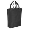 PATIKIL 36x25cm Reusable Gift Bags, 10 Pack Vertical Style Non-Woven Grocery Tote Bag for Travel Storage, Black view 1