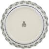 Polmedia Polish Pottery Fluted Pie Dish - Kickin' It Pattern Handmade in Boleslawiec Poland by Ceramika Artystyczna + Certificate of Authenticity view 4