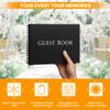 Iconikal Hardcover Guestbook 1,260 Entries Charcoal 10x8-Inch Spiral Bound Sign-In Wedding Funeral Birthday Shower Vacation Rental Memory Guest Book view 3
