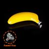 Banana Whiskey Flask Portable Leak Pocket Bottle for Camping Party Stainless Steel Copper Lid 5oz 1 Pack with Funnel view 4