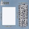 Yoande 4 Pcs Round Car Tissues Boxes with Facial Tissue Travel Cylinder Holder for Car Cup Holder Home Bathroom Office Decor Wedding Gifts(Leopard Style) view 2