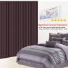 Reduce Noise Bar Door Curtain, Thermal Insulated Soundproof Screen Door Cover Privacy Divider Blackout Barrier Partition, Doorway Hanging Door Draft Stopper for Air Conditioner Heater Room/Kitchen view 2
