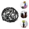 FOMIYES DIY Flower Frog Floral Cage Vase Filler Flower Lid Arranger Metal Insert Round Floral Lid Organizer for Flower Arrangement Plant Fixation view 3