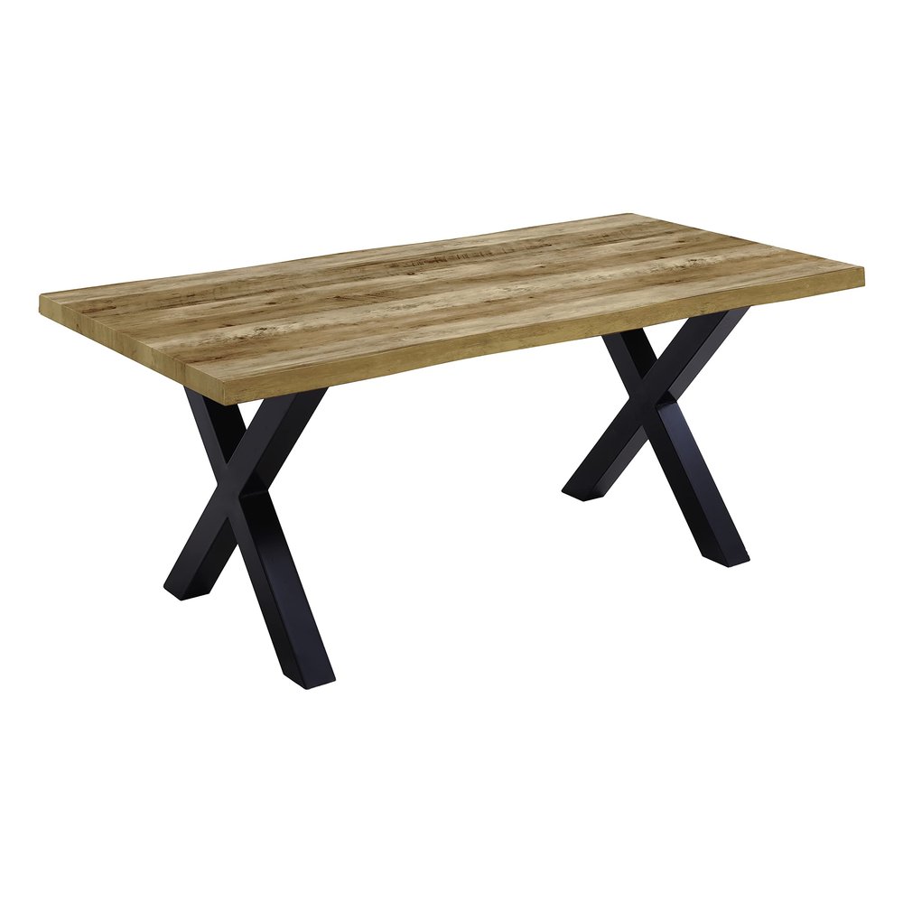 Best Master Furniture Chidimma 71" Rectangular Wood Dining Table in Natural