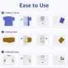 BoxLegend Shirt Folder Board V2 T Shirt Folder Folding Board Durable Plastic Easy to Fold Clothes Board Pure White view 3