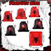 Lothee 24 Pcs Spider Web Drawstring Bags Birthday Party Decoration Goodie Bag Backpack for Birthday Party Supplies (Novel Style) view 3