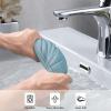 Aieefun Ultra Soft Absorbent Hand Towels with Starfish Shells Print, Blue Board Patterns Bathroom Towel for Gym and Spa, 27.5 x 15.7 Inches view 4