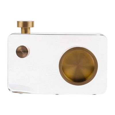 Beavorty 1pc Crystal Camera Statue Decoration Unique Lovely Camera Shaped Adornment for Home Office Dorm Attractive Crystal Decor for Boys and Girls Girls Compact Design for Easy Placement