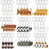 Hicarer 36 Pack Cute Cat Keychain Barnyard Farm Animal Keychains Farm Theme Key Ring Decoration Birthday Party Supplies Favors(Cat Style) view 1