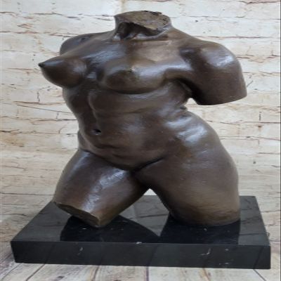 Bronze Skulptur - Torso Nude Jungen Frau - Nach Aristide Maillol Auguste Rodin by Think Bronze Lost Wax Artwork Gift