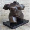 Bronze Skulptur - Torso Nude Jungen Frau - Nach Aristide Maillol Auguste Rodin by Think Bronze Lost Wax Artwork Gift view 2
