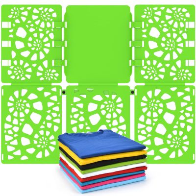 BoxLegend T Shirt Folder V2 Clothes Folding Board laundry folder Durable Plastic to Fold Clothes Green