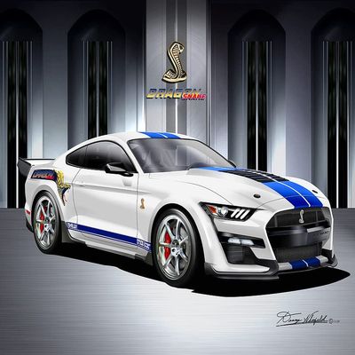 2022 Mustang Shelby GT500 | Dragon Snake | Fine Art Print By Danny Whitfield (20in x 24in)