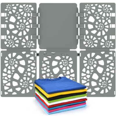 BoxLegend Shirt Folder Board V2 Durable Plastic Clothes Folding Board Grey