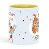 11 oz Fathers Day Standard Size Glossy Ceramic One Mug (11 oz, Yellow) view 2