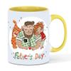 11 oz Fathers Day Standard Size Glossy Ceramic One Mug (11 oz, Yellow) view 3