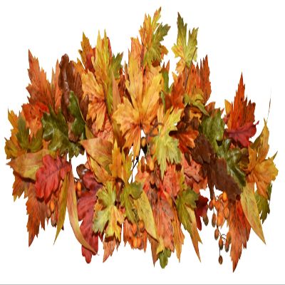 32" Maple Leaves Swag
