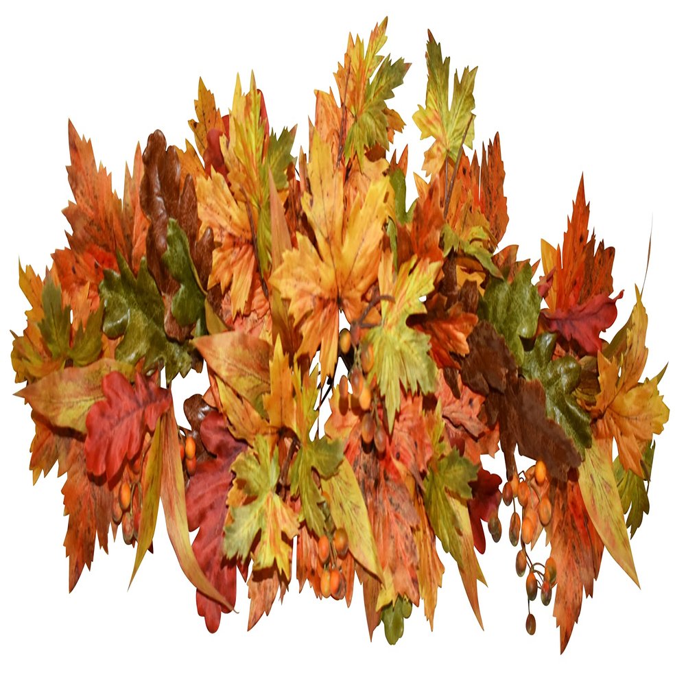 32" Maple Leaves Swag