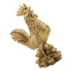 Pure Brass Rooster Chicken Statue, Feng Shui Rooster Figurine for Good Luck and Wealth, Chinese Zodiac Home Office Decoration, Prosperity Gift view 4