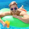 ASTARON 32 Pieces Sunglasses Bulk Neon Party Favors Goody Bag Fillers for Beach Wedding Party Pool Party Supplies, 8 Colors view 4
