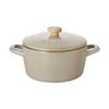 Bruno BHK280 6760926 Fuji Enamel Two-Handled Pot, 7.9 inches (20 cm), Greige view 1