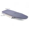 31.9" X 12.2" Closet Pull-Out Ironing Board, 180 Rotation Retractable Iron Board Mini Ironing Board Stow Away in The Cabinet | with Cotton Ironing Board Cover | Grey view 4