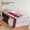 Microwave Oven Dust Cover, Country of The Free America Independence Day Truck Flag Star Buffalo Check Anti-Slip Refrigerator Dust Cover Washing Machine Top Cover with Storage Pockets 12" X 35" view 4