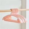Coat Hanger 10pcs Adult Clothes Hanger Racks Plastic Display Hangers Wide Shoulder Non-Slip Clothing Hanging Student Coats Hanger Organizer(Pink) view 1