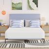 FDW | 10 Inch Full Mattress | Medium Firm | Gel Memory Foam Mattress | White | Bed in a Box, CertiPUR-US Certified | Pressure Relief, Cooling Ventilated Foam | Washable Removable Cover view 1
