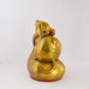 Addune Feng Shui Year of The Rat Statue on Gold Bag Mouse Figurine Brass Chinese Zodiac Decor Home Office Desk Gifts Luck Wealth view 4