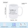 Coffee Mugs A Wise Son Heeds His Father's Instruction Ceramic Coffee Mugs Christian Decor Encouraging Quote Novelty Cup Coffee Mug Gift for Coffee Lovers Birthday Gift To Women Men 15oz view 2