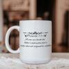 Coffee Mugs A Wise Son Heeds His Father's Instruction Ceramic Coffee Mugs Christian Decor Encouraging Quote Novelty Cup Coffee Mug Gift for Coffee Lovers Birthday Gift To Women Men 15oz view 4