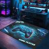 ANGELWARDROBE Gamer Large Area Rug for Kids Room 3D Gamepad Controller Blue Boys Floor Rugs for Living Room Teen Game Player Mat Home Decor Sofa Floor Polyester Mat, 59"x39" view 2