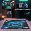 ANGELWARDROBE Gamer Large Area Rug for Kids Room 3D Gamepad Controller Blue Boys Floor Rugs for Living Room Teen Game Player Mat Home Decor Sofa Floor Polyester Mat, 59"x39" view 3