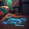 ANGELWARDROBE Gamer Large Area Rug for Kids Room 3D Gamepad Controller Blue Boys Floor Rugs for Living Room Teen Game Player Mat Home Decor Sofa Floor Polyester Mat, 59"x39" view 4